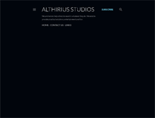 Tablet Screenshot of althirius-studios.com